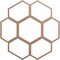 Ekena Millwork Florin Wood Fretwork Pierced Ceiling Medallion, Wood (Paint Grade), 32"OD x 11 1/4"ID x 3/8"T CMWP32X32X0375FOMF - alternate 1
